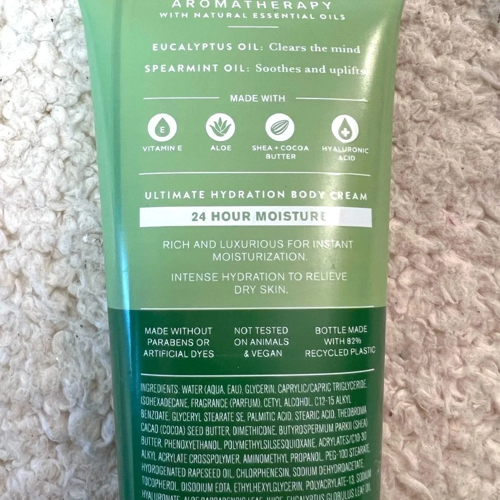 Bath & Body Works Aromatherapy Eucalyptus Spearmint Gift Set of 4 Items